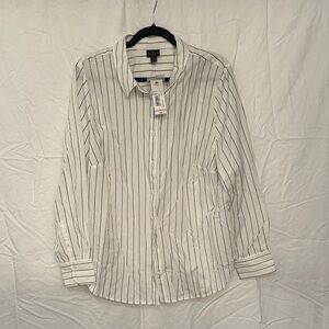 Classic Striped Button Down Shirt